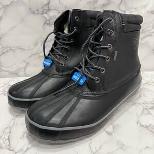NAUTICA Mens Duck Waterproof Shell Snow & Rain Boot sz 14 Wide NEW #Box M627